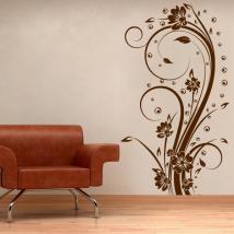 Decorative Vinyl Vertical flowers I