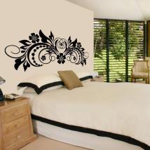 Vinyl decorative Floral headboard