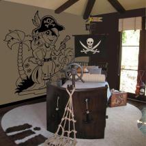 Decorate walls infant pirate