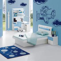 Walls decoration child aircraft