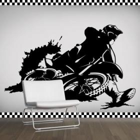 Decorative vinyl Motocross