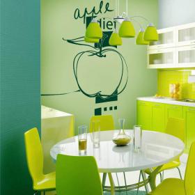 Decorative vinyl Apple Diet