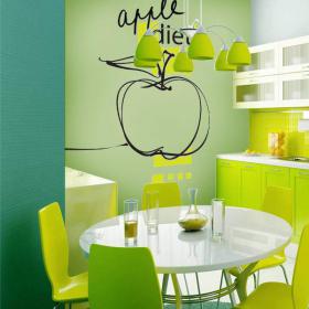 Decorative vinyl Apple Diet