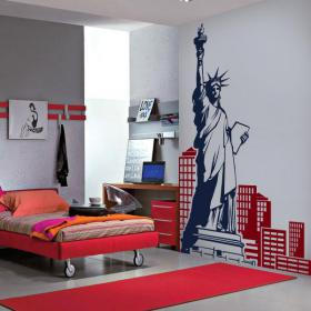 New York decorative vinyl