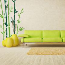 Decorative vinyl walls bamboo