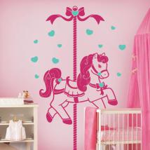 Children's decorative vinyl Retro horse