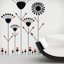 Decorative vinyl flowers Pop walls