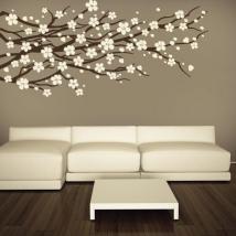 Decorative vinyl wall Floral nature