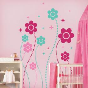 Decorative vinyl wall Floral Fantasy