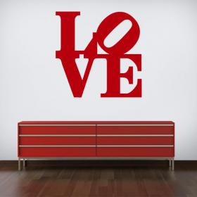 Decorative Vinyl Love Robert Indiana