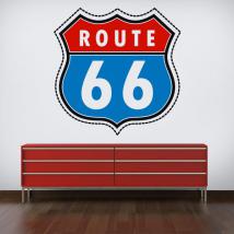 Vinyl sticker route 66