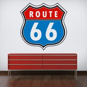 Vinyl sticker route 66