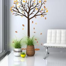 Decorative vinyl tree fall