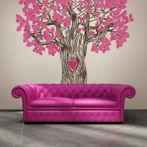 Vinyl decorative tree of love