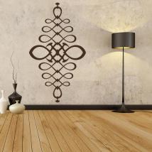 Vinyl adhesive decorative filigree