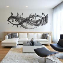 Vinyl wall Sticker Music Is The Most Direct Art