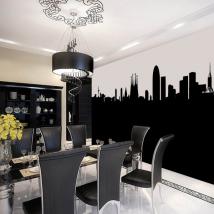 Skyline Barcelona decorative vinyl