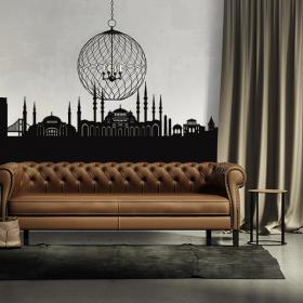 Decorative vinyl Skyline Istanbul