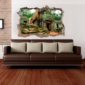 3D wall vinyls Ta Prohm