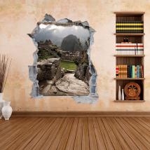 3D wall vinyls Machu Picchu