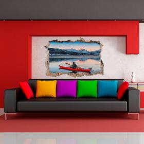 Vinyl 3D walls kayaking