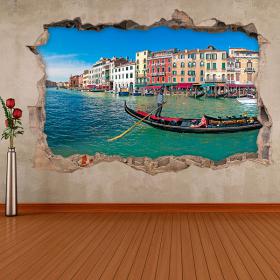 Vinyl 3D Venice Gondola