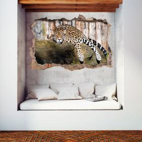 3D wall vinyls Jaguar