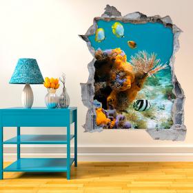 Vinyl 3D fish of the sea