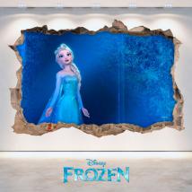 Vinyl 3D Disney Frozen hole wall English 4685