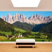Photo wall murals Dolomites Italy mountains