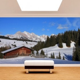 Photo wall murals mountains Alps of Siusi Italy