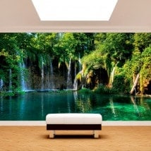 Photo wall murals waterfalls in nature