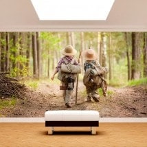 Photo wall murals kids Scouts