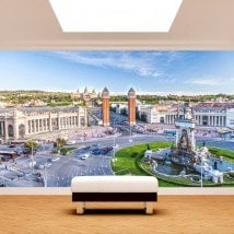 Barcelona photo wall murals