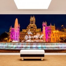 Photo wall murals Madrid Cibeles