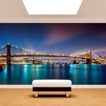 Photo wall murals Brooklyn Bridge New York