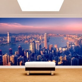 Cities of the world photo wall murals