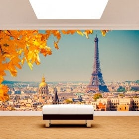 Photo wall murals Paris Tower Eiffel