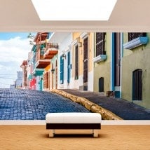 Photo wall murals Puerto Rico streets