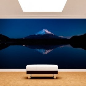 Photo wall murals Lake Kawaguchi and Mount Fuji