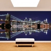 Photo wall murals Manhattan Bridge Brooklyn