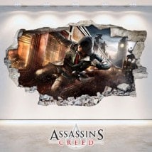 Vinyl wall broken 3D Assassin's Creed