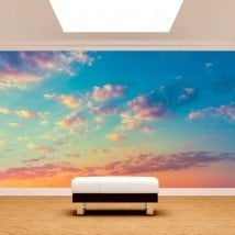 Photo wall murals clouds in the sky