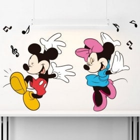 Mickey and Minnie Mouse children's vinyl