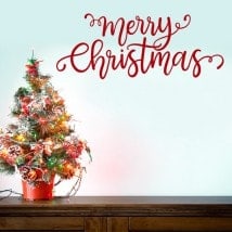 Merry Christmas decorative vinyl English 5499