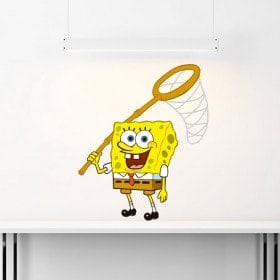 Adhesive vinyl walls Sponge Bob