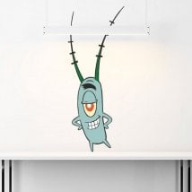 Plankton Sponge Bob stickers