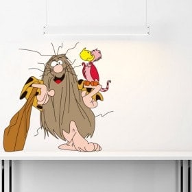 Children's stickers Captain Caveman