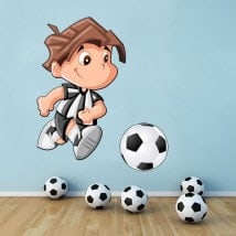 Children's vinyl footballer