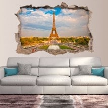 Vinyl 3D Paris Eiffel Tower